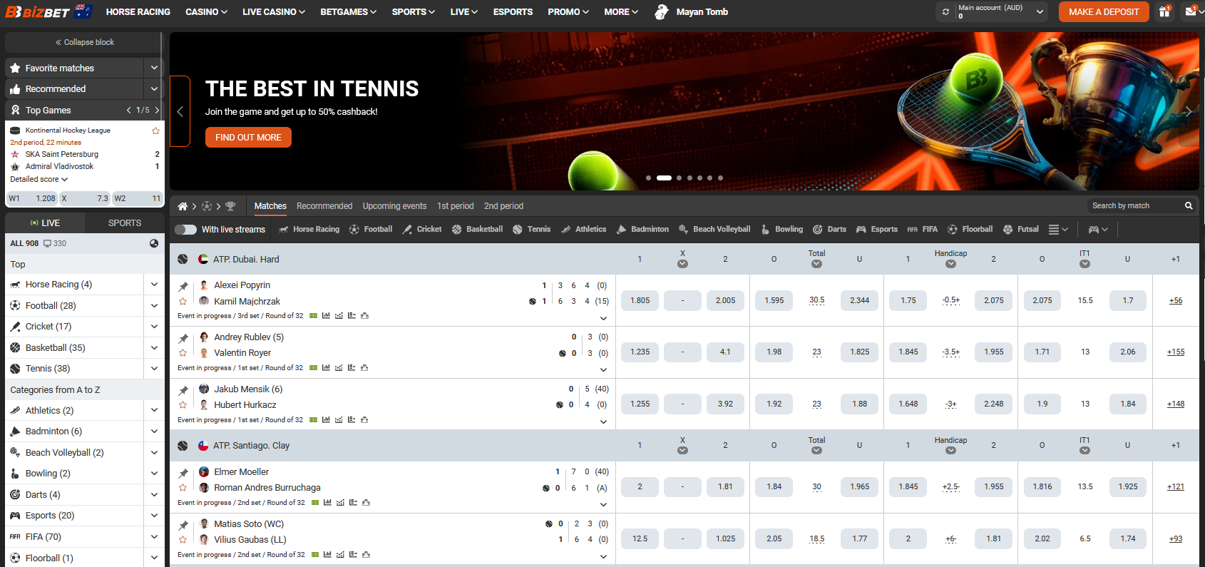 Bizbet Online Betting 